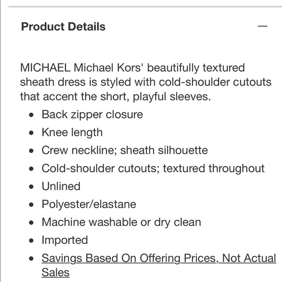 Michael Kors navy blue dress - Picture 4 of 4